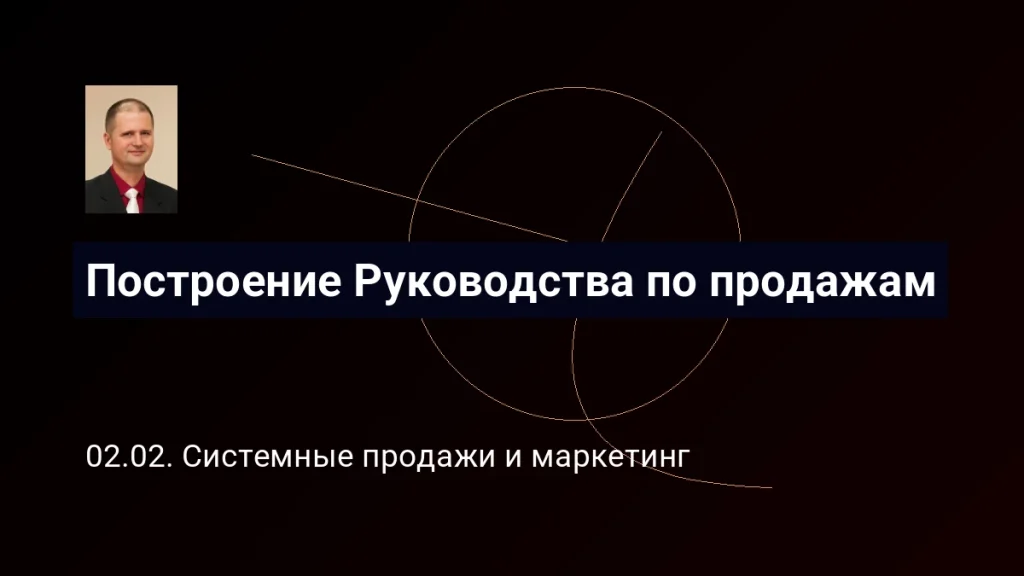 Построение Руководства по продажам. Виктор Анисимов 2 Построение Руководства по продажам